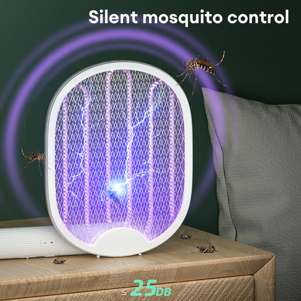 RECHARGEABLE ELECTRIC MOSQUITO KILLER RACKET 2 IN 1